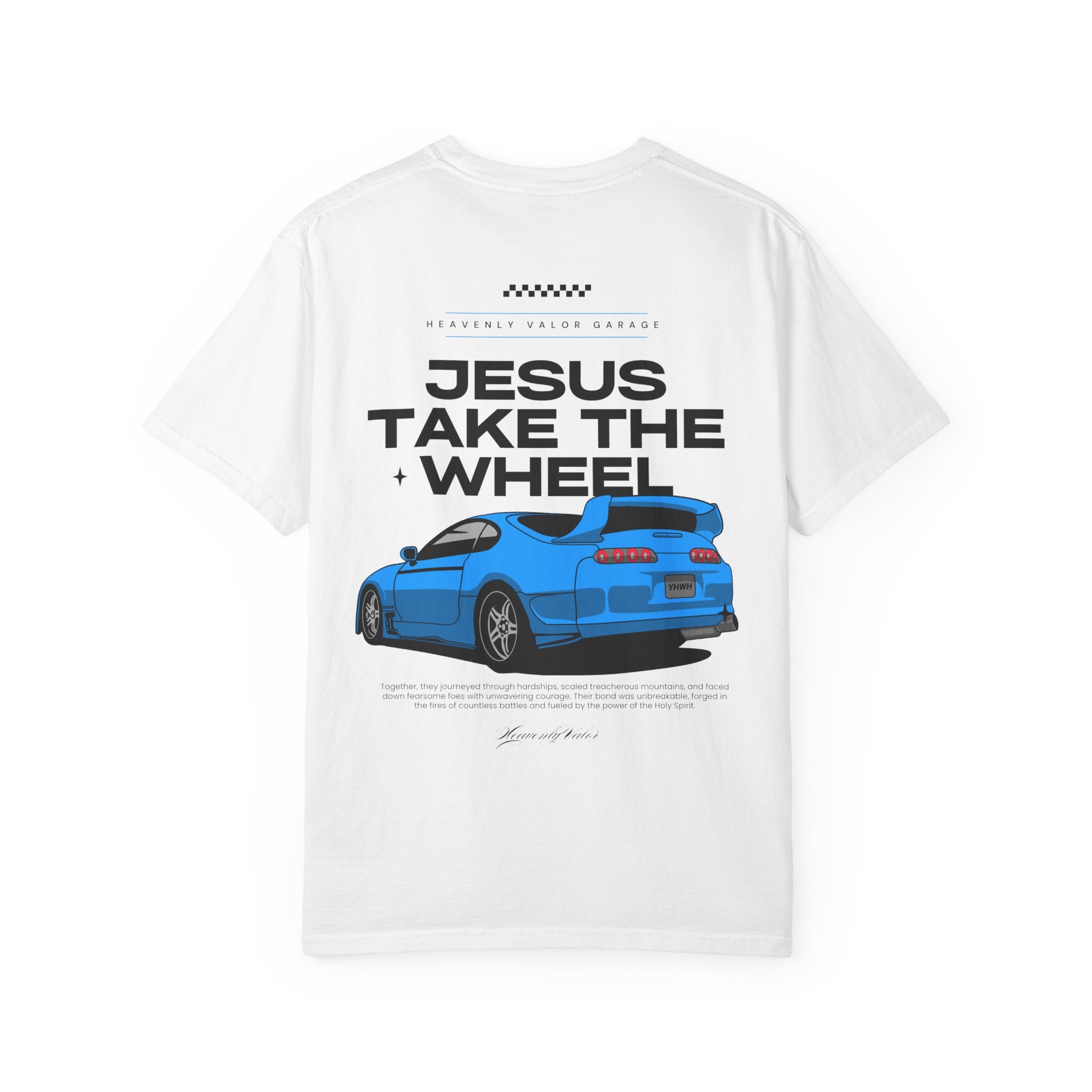Jesus Take The Wheel T-Shirt - White