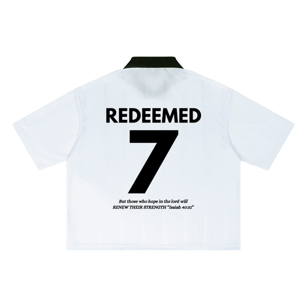 REDEEMED Boxy Jersey - White