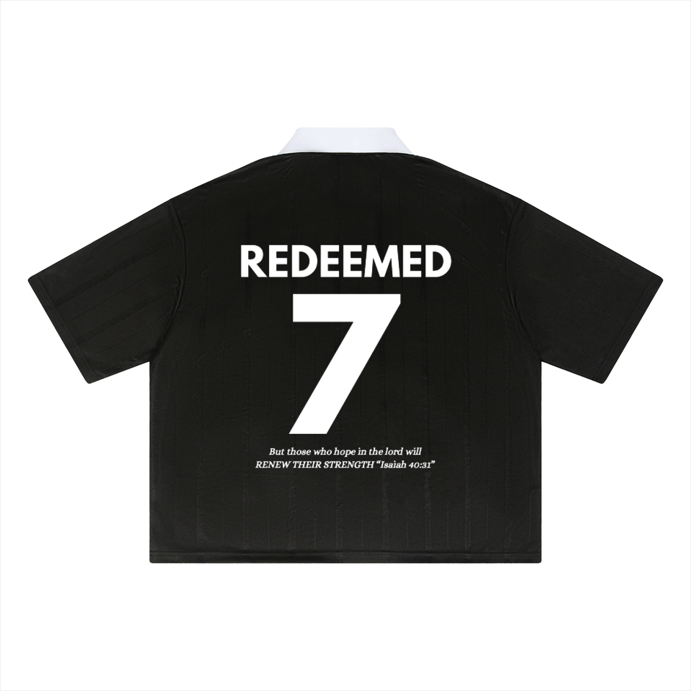 REDEEMED Boxy Jersey - Black